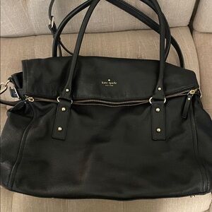 Kate Spade Black Leather Shoulder Bag